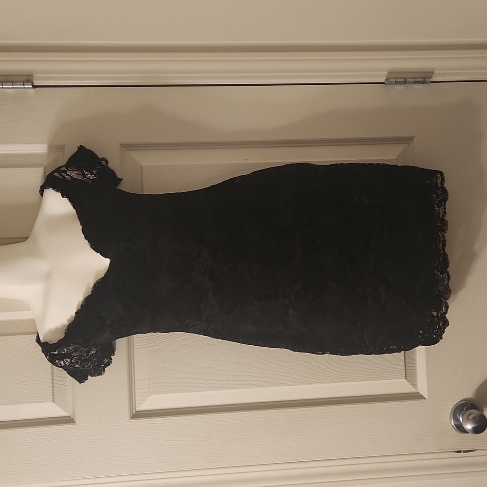 Guess velvet and lace mini dress